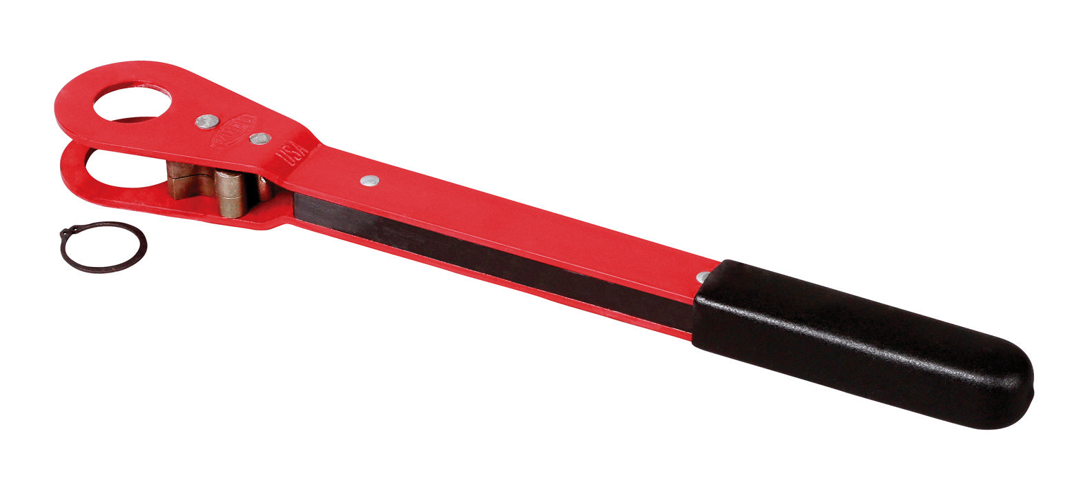 REED 02670 L152 Stamped Thru-Bolt Ratchet Wrench Handle with Retaining Ring, 17-Inch