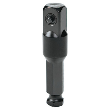 Stanley Products Hex Shank Extensions, 1/2 in (male square); 7/16 in (male hex) drive, 2 3/4 in, 1/EA, #J7121