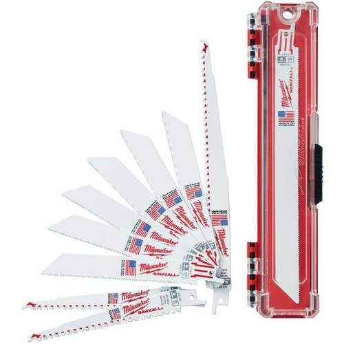 Milwaukee Sawzall Reciprocating Blade Set 10-Piece
