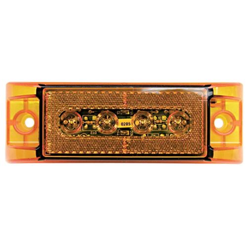 Hard Hat Style Clearance/Side Marker Lamp, Amber