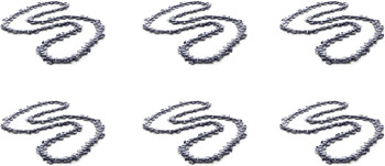 Husqvarna Genuine OEM 6 Pack 20" X-CUT SP33G, .325" pitch, .050 gauge 80DL Chainsaw Chains - 581643680-6PK