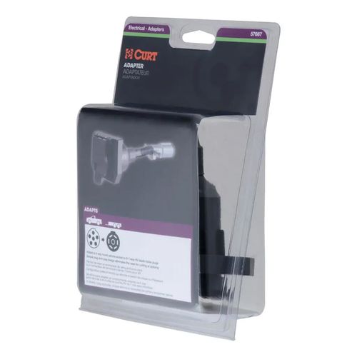 6-POLE ROUND TO 7 RV BLADE ADAPTER