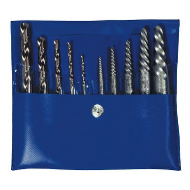 Irwin Hanson Straight Flute Screw Extractors - 536/526 Series - Set, #IR-11118 (5/Pkg)