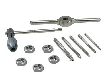 Irwin Hanson 12-pc Machine Screw / Fractional Tap & Hex Die Set #IR-24605 (5/Pkg)