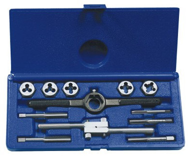Irwin Hanson 12-pc Fractional Tap & Hex Die Set, #IR-24612 (Qty. 1)