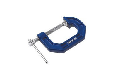 Irwin Quick-Grip C-Clamps, 2" Throat Depth, 1" Opening, Blue #IR-225101ZR (5/Pkg)