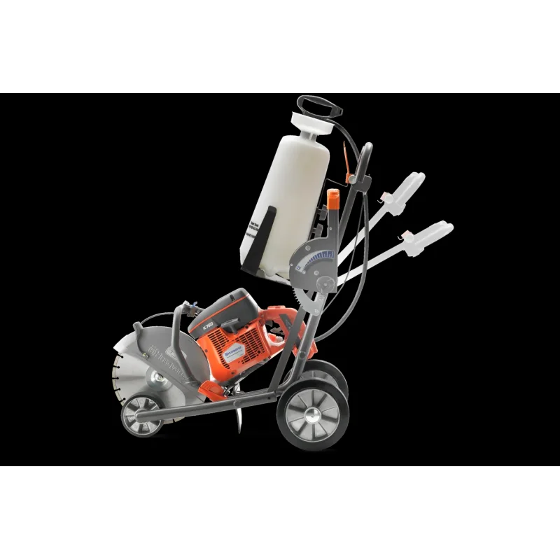 587768401 Husqvarna KV7 Power Cut Off Saw Two Wheel Cart w/ Water Tank