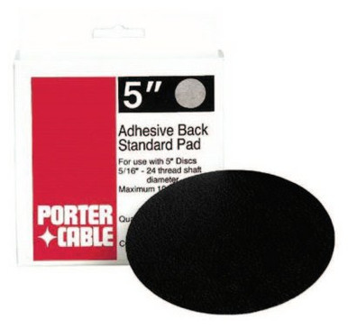 Porter Cable Standard Adhesive-Back Replacement Pad, 5 in #13700 (1/Pkg.)