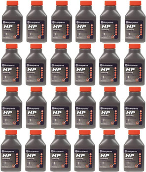 Husqvarna 24 Pack of HP 2 Stroke Oil 2.6 oz bottles For 1 Gallon Mix - 593152601-24PK