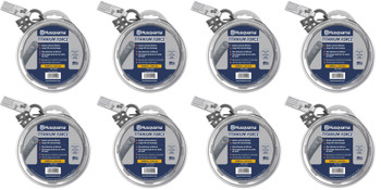 Husqvarna 8 Pack of .095-Inch 50ft spool Titanium Force Trimmer Lines - 596780001-8PK