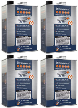 Husqvarna 4 Pack of XP+ 110-fl oz 50:1 Ethanol Free Pre-blended 2-cycle Fuel - 596834101-4PK