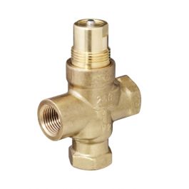Siemens 599-02072 1/2" 3-Way Mixing Linear Globe Valve 0.4Cv