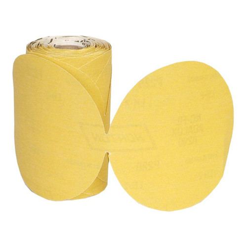 Norton Gold Reserve A296 Paper PSA Disc Roll, 5" 100 Grit, Qty. 100