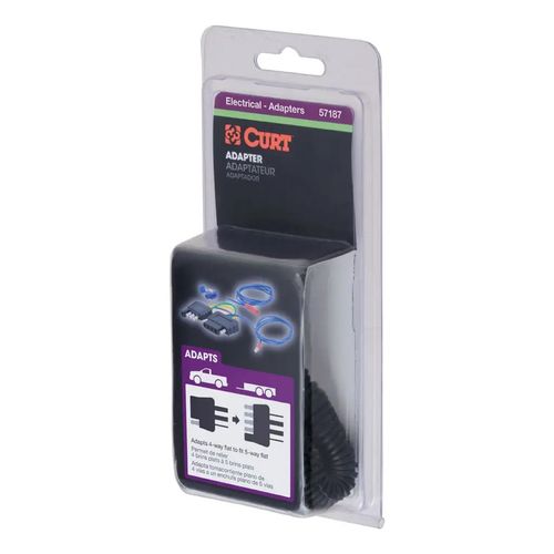 Boat Trailer 4-Way to 5-Way Flat Adapter for Surge Brakes