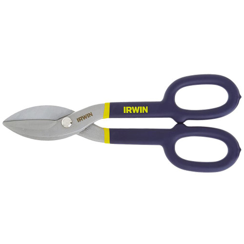 Irwin Flat Blade Tinner Snips, 10"