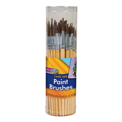 Creativity Street Paint Brush Assortment, 72-Pack