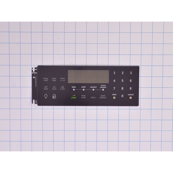 Electrolux Replacement Control Overlay For Range, Part#316419828