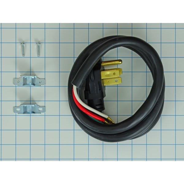 GE Replacement 5ft 4-Wire 40amp Power Cord For Range, Part#WX09X10038