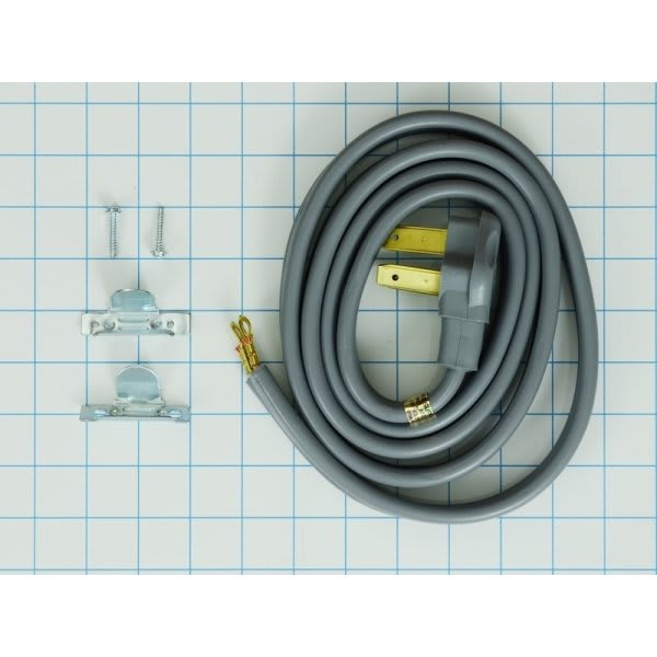 GE Replacement 6ft 3-Wire 40amp Power Cord For Range, Part#WX09X10008