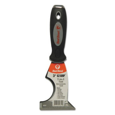 Red Devil EZ GRIP 7-in-1 Multi-Purpose Painter's Tools, 3 in Wide, 1/EA, #6251
