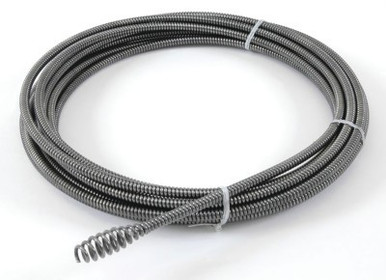 Ridgid Tool Company Drain Cleaner Cable, 5/16 in x 25 ft, Bulb Auger, 1 EA, #62225