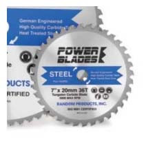 Power TCT Blade For Steel, 14" x 1", Tungsten Carbide Tipped, 66T (Qty. 1)