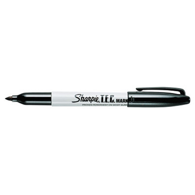 Sanford Sharpie Trace Element Certified Marker, Black, Fine, 1 Dozen, 12/DZ, #13401