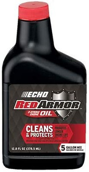 12 Pack of Echo Red Armor 2-Stroke Engine Oil 12.8 oz Bottle 50:1 Mix for 5 Gallons 6550005