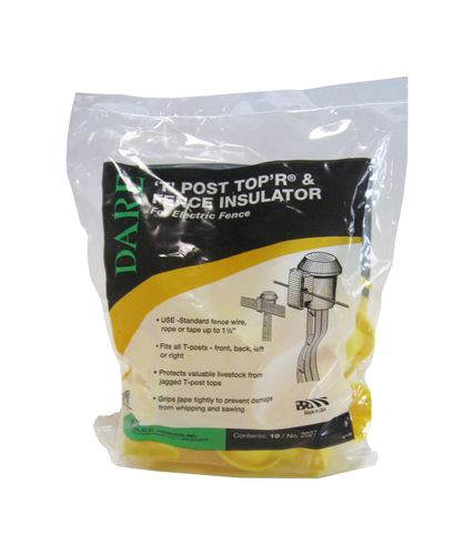 T Post Top'R Safety Top and Electric Fence Insulator (10 Per Bag)
