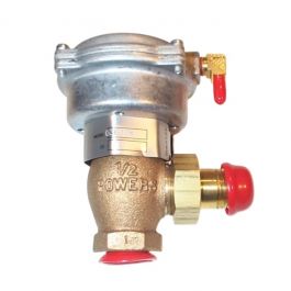 Siemens Building Technology 656-0017 1/2" 2-Way Pneumatic Actuator N/O Angle Union Valve 3-8 PSI
