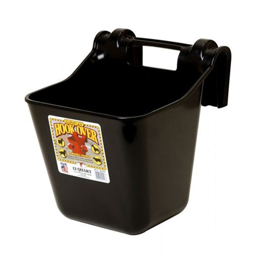 Hook Over Feeder, Black, 12 Quart