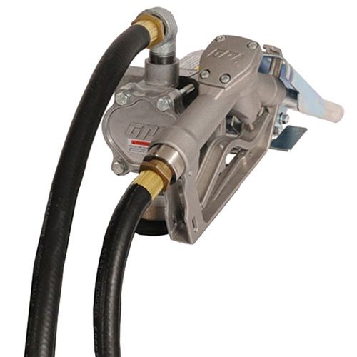 Electric Fuel Transfer Pump, Manual Nozzle, 12 Volt, 8 GPM