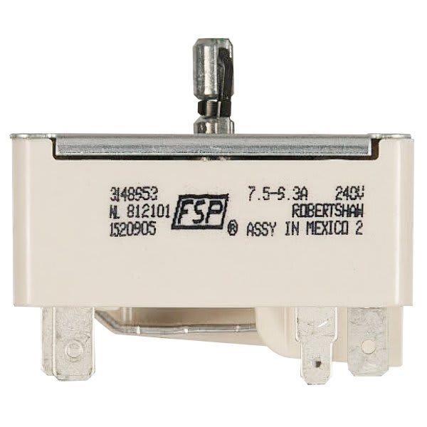 Whirlpool Replacement Surface Element Control Switch For Range, Part#wp3148953