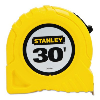 Stanley Products Tape Measure, 30' x 1" #30-464 (6/Pkg.)
