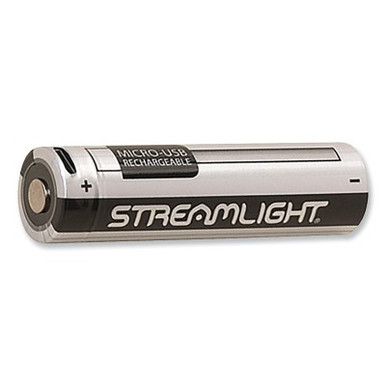Streamlight 18650 USB Rechargeable Lithium-Ion Batteries, 3.7 V, 2/PK, #22102