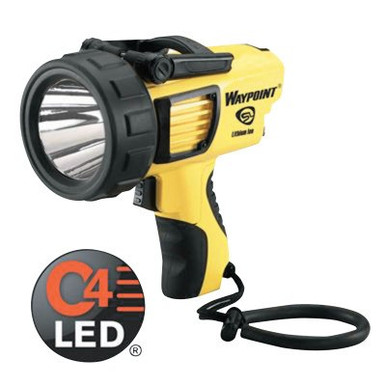 Streamlight Waypoint Flashlight, 1 Rechargeable Lithium Ion, 1,000 Lumens, Yellow, 1 EA, #44910