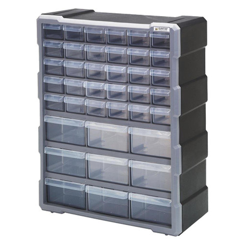 Quantum Plastic Drawer Cabinet, 39 Drawer