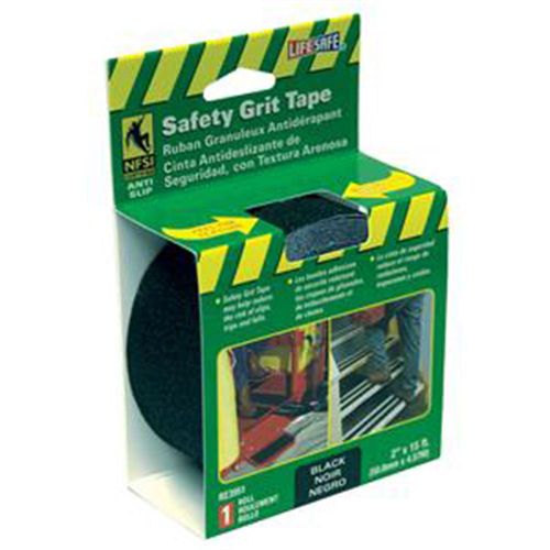 Incom Gator Grip Anti-Slip Safety Grit Tape Black 2" x 15'