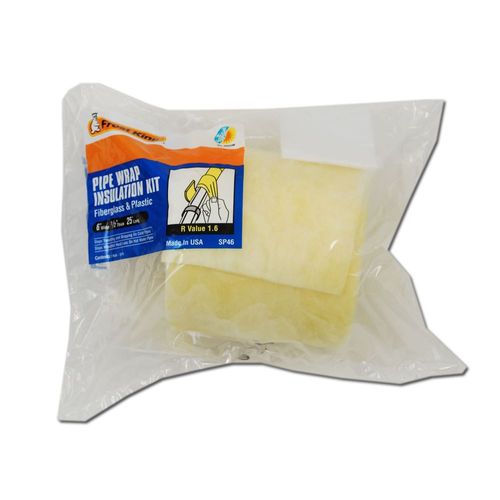 Frost King Fiberglass Pipe Wrap Installation Kit 6" x 1/2" x 25'