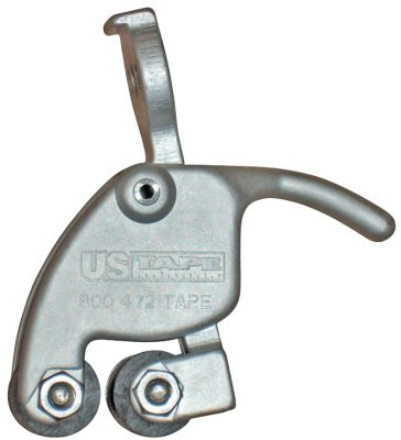 U.S. Tape Line Wiper, Aluminum, 1 x 2 3/4 x 3 1/4, 1 EA, #58877