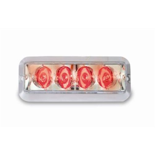 Red LED Strobe Warning Light 12 Volt