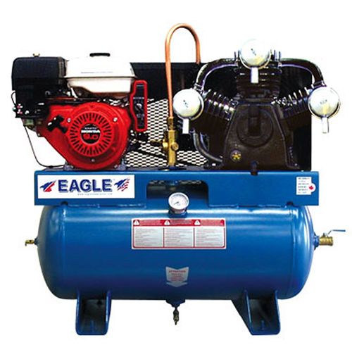 Gas Air Compressor, 18.0 CFM, 9 HP, 30 Gallon, Truck Mount