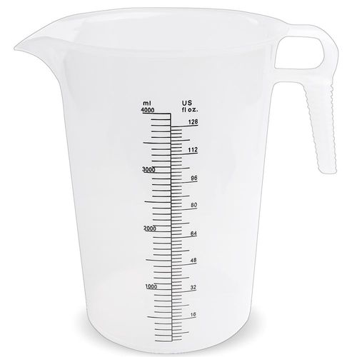 Plastic Measuring Pitcher, 128 Oz.
