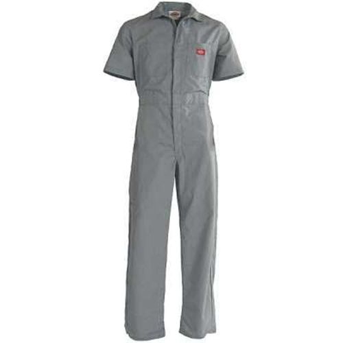 Dickies Short Sleeve Gray Coveralls Large Regular