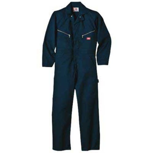 Dickies Dark Navy Deluxe Blended Long Sleeve Coveralls Med. Regular