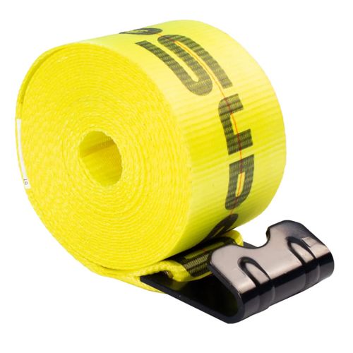 SpanSet Winch Strap, 4 In. x 27 Ft., 5,400 Lbs. Cap. WS427FHY