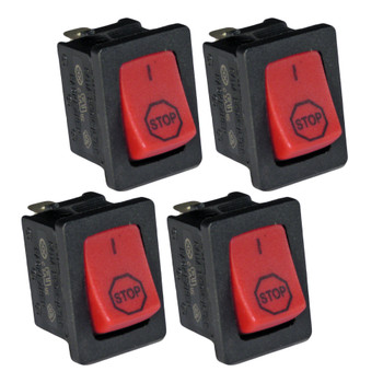 Homelite UT33650 Trimmer 4 Pack Momentary Contact Switch - 760700002-4PK