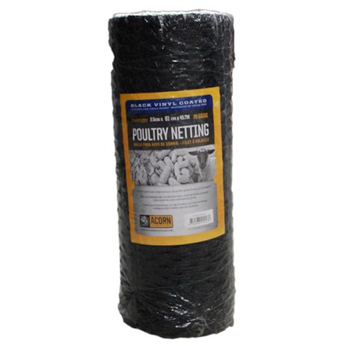 Vinyl Coated Poultry Netting, 72" H x 150' Roll