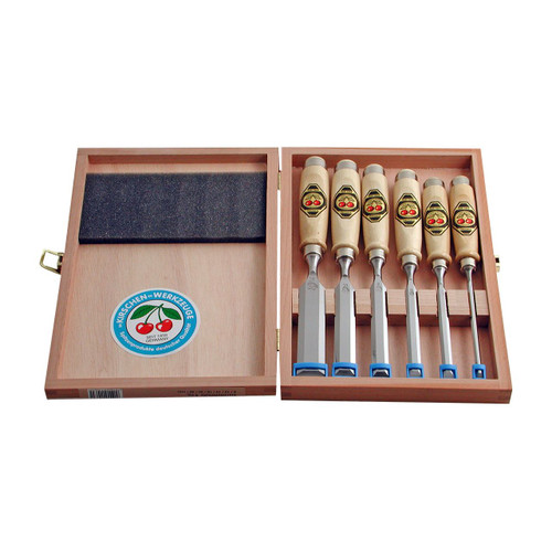 Two Cherries Lathe Chisel Set, 6-Piece