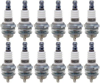Oregon 12 Pack of Genuine OEM Replacement Spark Plugs - 77-324-1-12PK